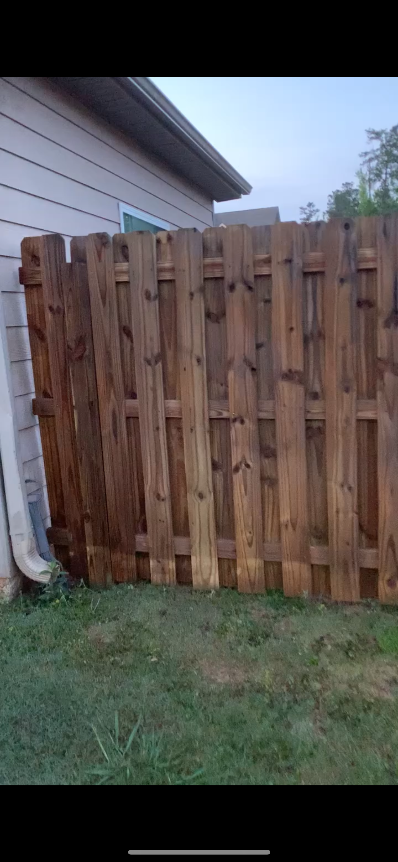 Wood deck/fence